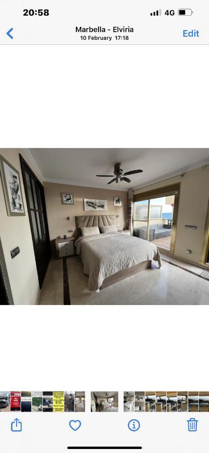 Beachfront Apartment - Sea Views - Marbella Eksteriør bilde